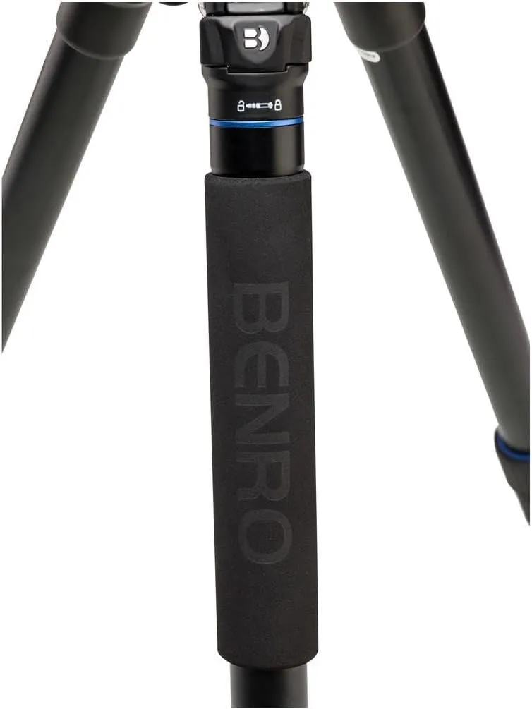 Benro FGP28A SystemGo Plus Tripod Only, Travel, Aluminum with Monopod, Black