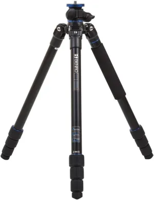 Benro FGP28A SystemGo Plus Tripod Only, Travel, Aluminum with Monopod, Black