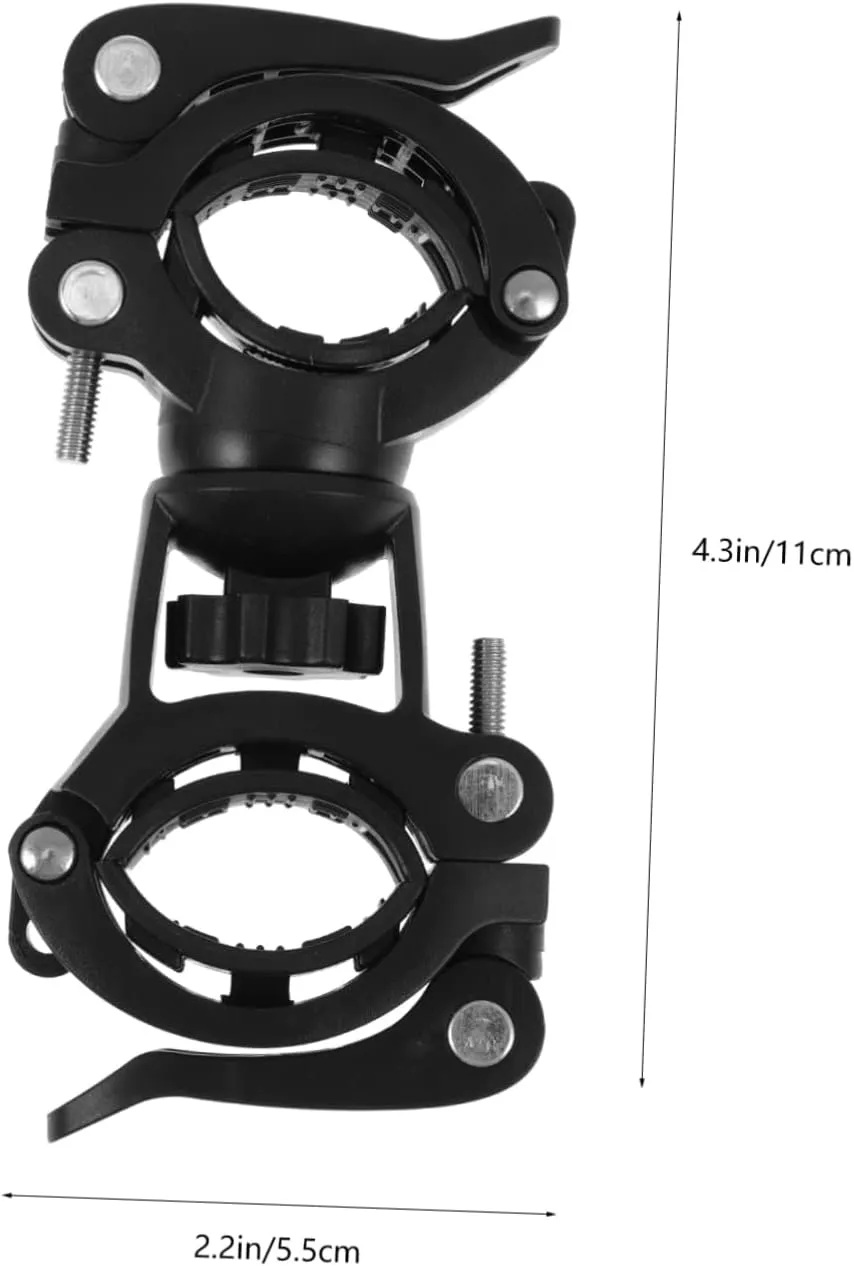BESPORTBLE 2 pcs Bracket Anti- LED Clamp Cycling Portable Stand Rack Clip Rotation for Kickstand Shake Practical