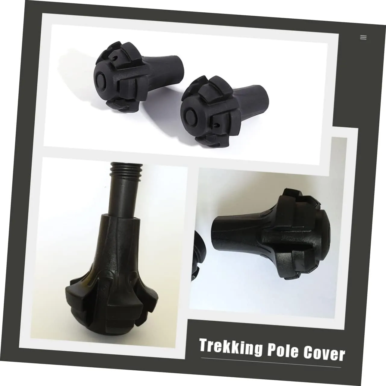 BESPORTBLE 8 Pcs Trekking Pole Cover Travel Supplies Climbing Accessories Camping Equipment Trekking Pole Foot