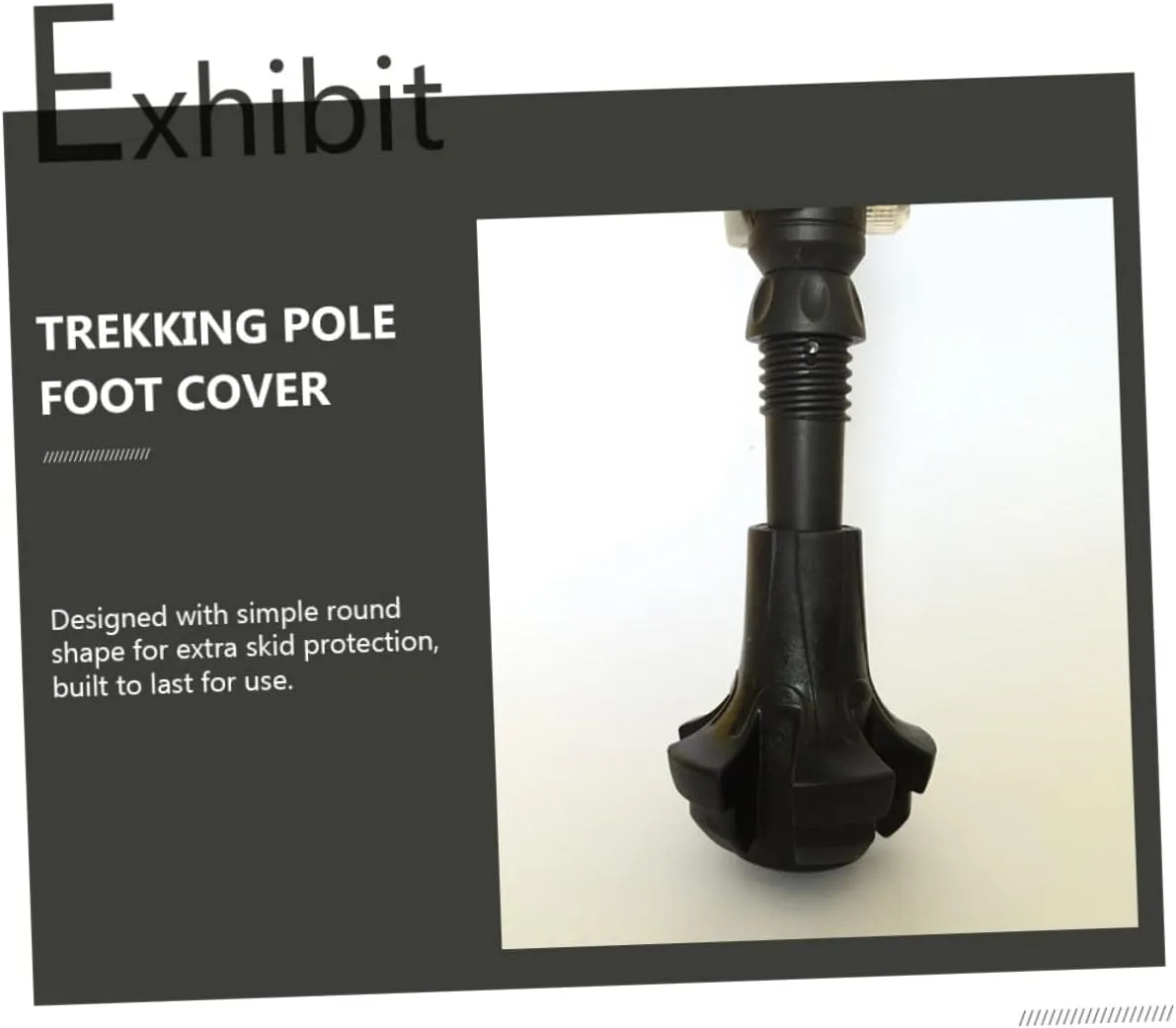 BESPORTBLE 8 Pcs Trekking Pole Cover Travel Supplies Climbing Accessories Camping Equipment Trekking Pole Foot