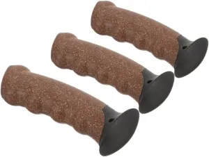 BESPORTBLE Hiking Pole Grip Replacement 3pcs Trekking Pole Handle Cork Material Comfortable Grip for Walking Stick Ideal for