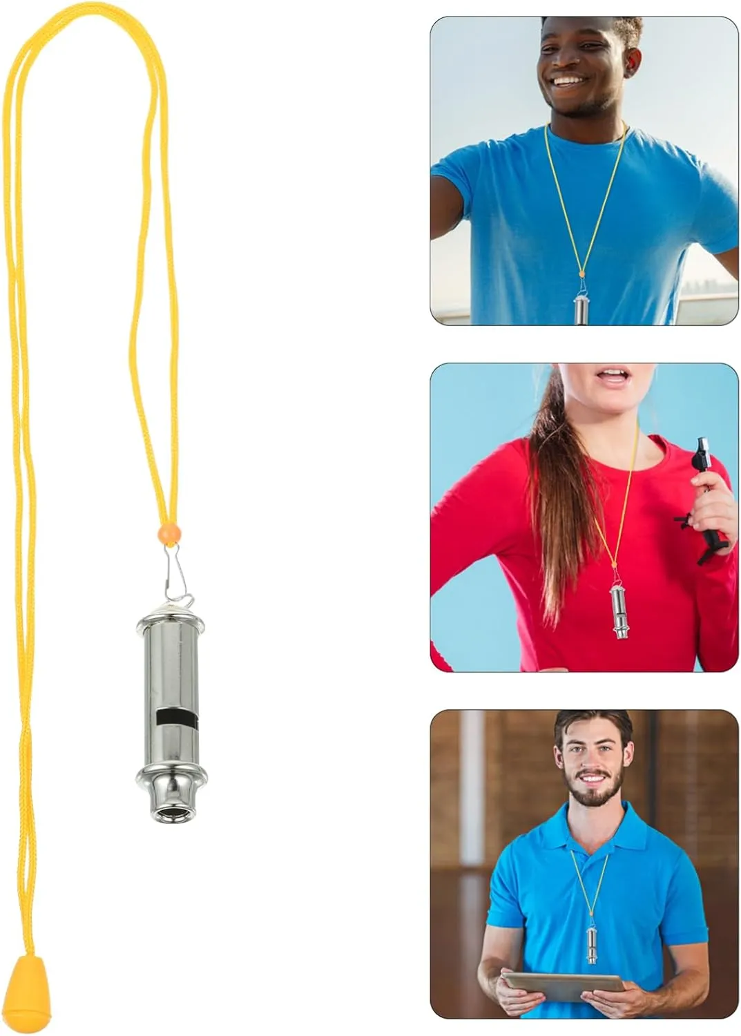 BESPORTBLE Travel Whistle Decorative Hiking Whistle Hiking Accessory Stainless Steel Camping Accessory