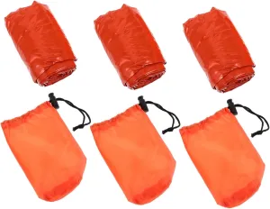 BESTonZON 3 Set Emergency with Compression Storage for Outdoor Camping Portable Thermal Blanket for Hiking and Survival Gear