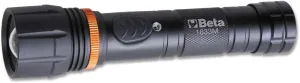 Beta 1833M Professional Rechargeable Flashlight, High Brightness Led Torch Long Distance Rugged Anodized Aluminium, up to 700 Lumens, Size M