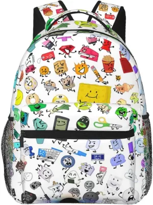 Bfdi-Battle for Dream Island Backpack Adults Bag Casual Backpack Hiking DaypackOne Size