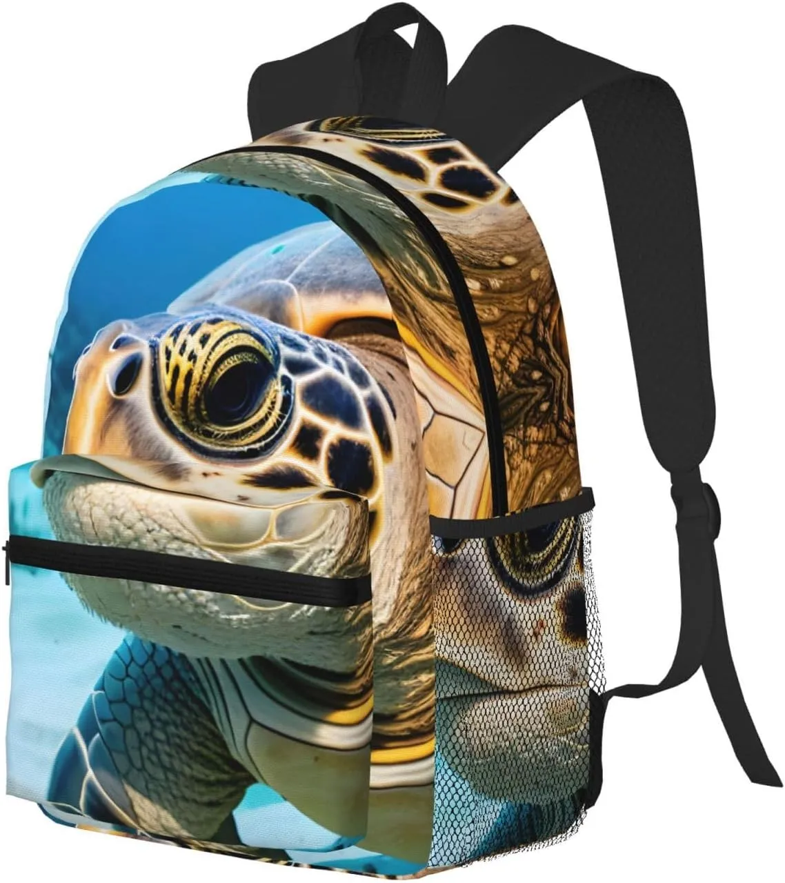Big Sea Turtle Backpacks Lightweight With 1 Main Compartment, Shoulder Rucksack Carry-On