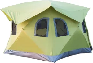 Big Tents for Camping, Family Camping Tent, 4 Person Tents for Camping, Panoramic Mesh Skylight, for Travel, Easy Setup