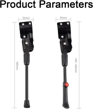 Bike Kickstand for Orbea Rise OMR Evo 2023, Adjustable Bicycle Kickstand, Suit Mountain Bike, Concealed Spring-Loaded Latch, Aluminum Rear Side Bicycle Stand,B