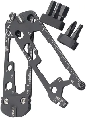 Bike Multitool Repair Tool Kit Mini Bicycle Multi-Tool Detachable Emergency Tool Kit for Fixing Bicycles, Skis, Home Daily Maintenance Use(2 PCS)
