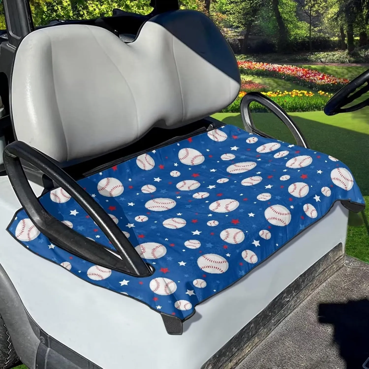 Biyejit Towel Seat Cover for Golf Carts Heat-Resistant, Golf Cart Seat Cover Golf Cart Seat Covers Club Car for Golfers