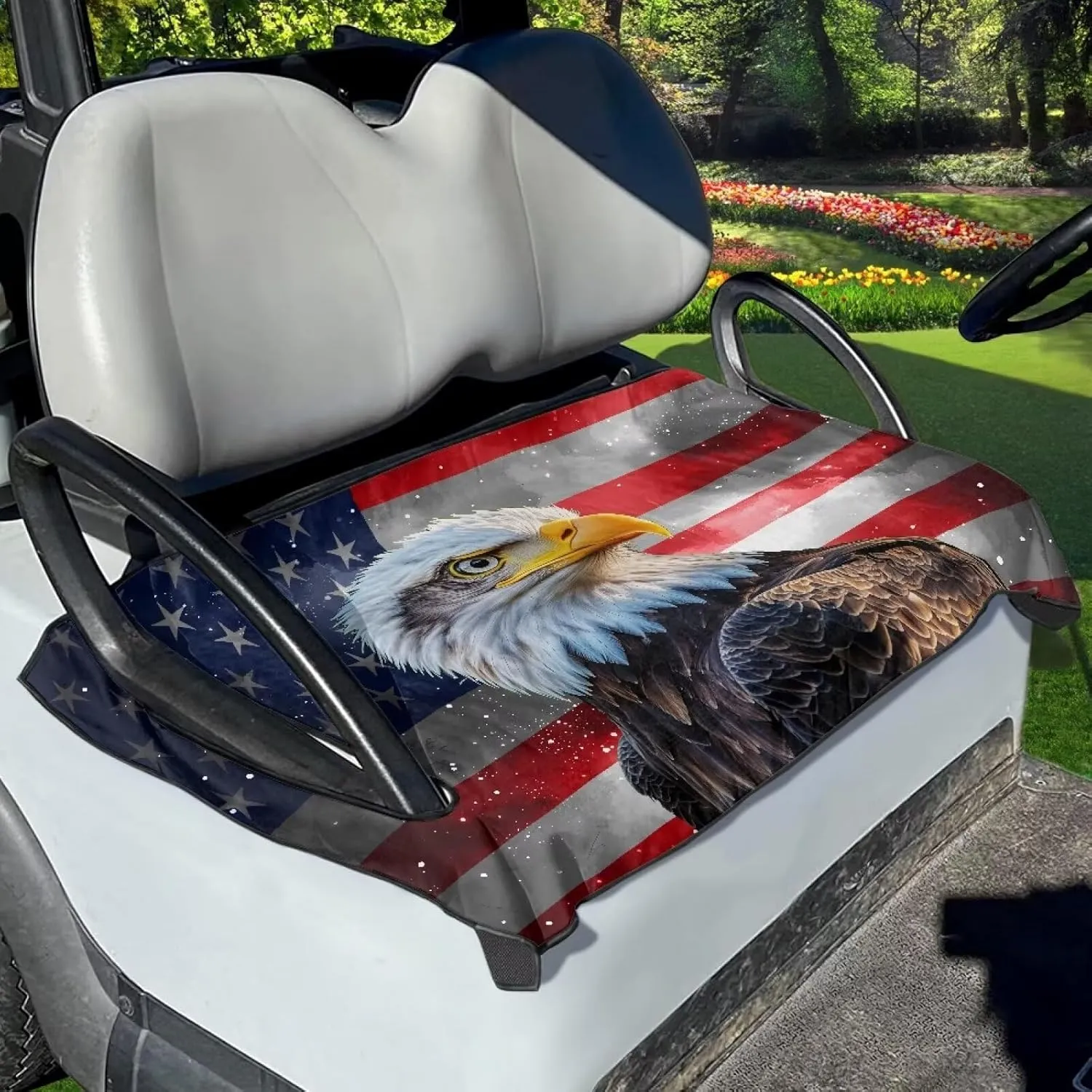 Biyejit Towel Seat Cover for Golf Carts Heat-Resistant, Golf Cart Seat Cover Golf Cart Seat Covers Club Car for Golfers