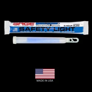 Blue 6" Emergency Safety Glow Sticks -25 Pack