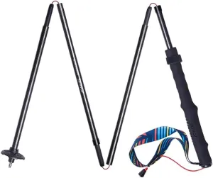 Bluefield Folding Multi-Stage Trekking Pole Lightweight Carbon Trekking Pole EVA Handle A Must-Have for Outdoor Enthusiasts.