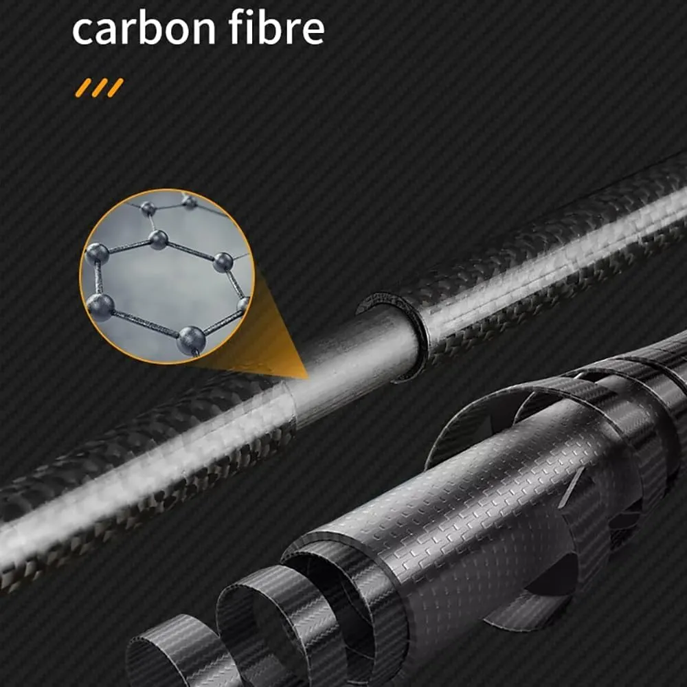 Bluefield Folding Multi-Stage Trekking Pole Lightweight Carbon Trekking Pole EVA Handle A Must-Have for Outdoor Enthusiasts.