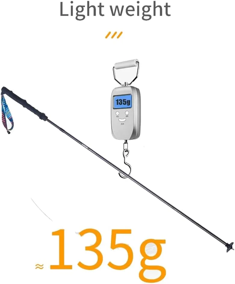 Bluefield Folding Multi-Stage Trekking Pole Lightweight Carbon Trekking Pole EVA Handle A Must-Have for Outdoor Enthusiasts.