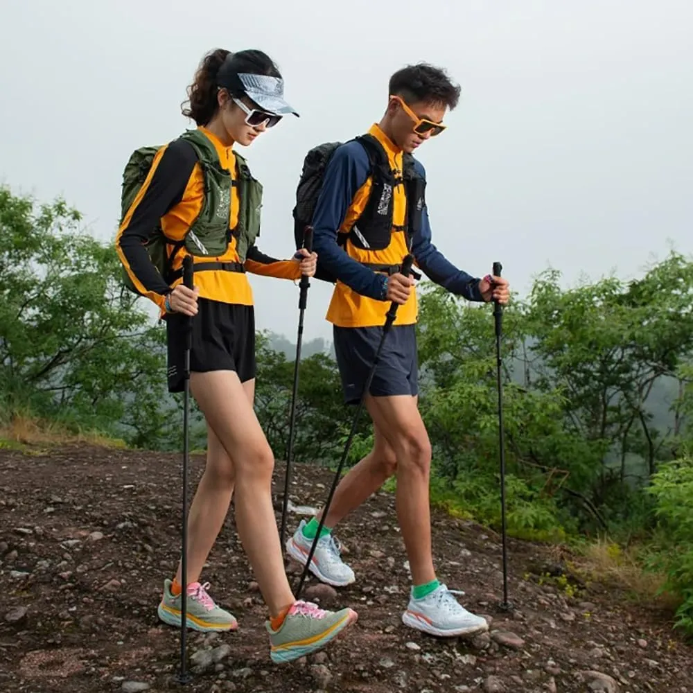 Bluefield Folding Multi-Stage Trekking Pole Lightweight Carbon Trekking Pole EVA Handle A Must-Have for Outdoor Enthusiasts.
