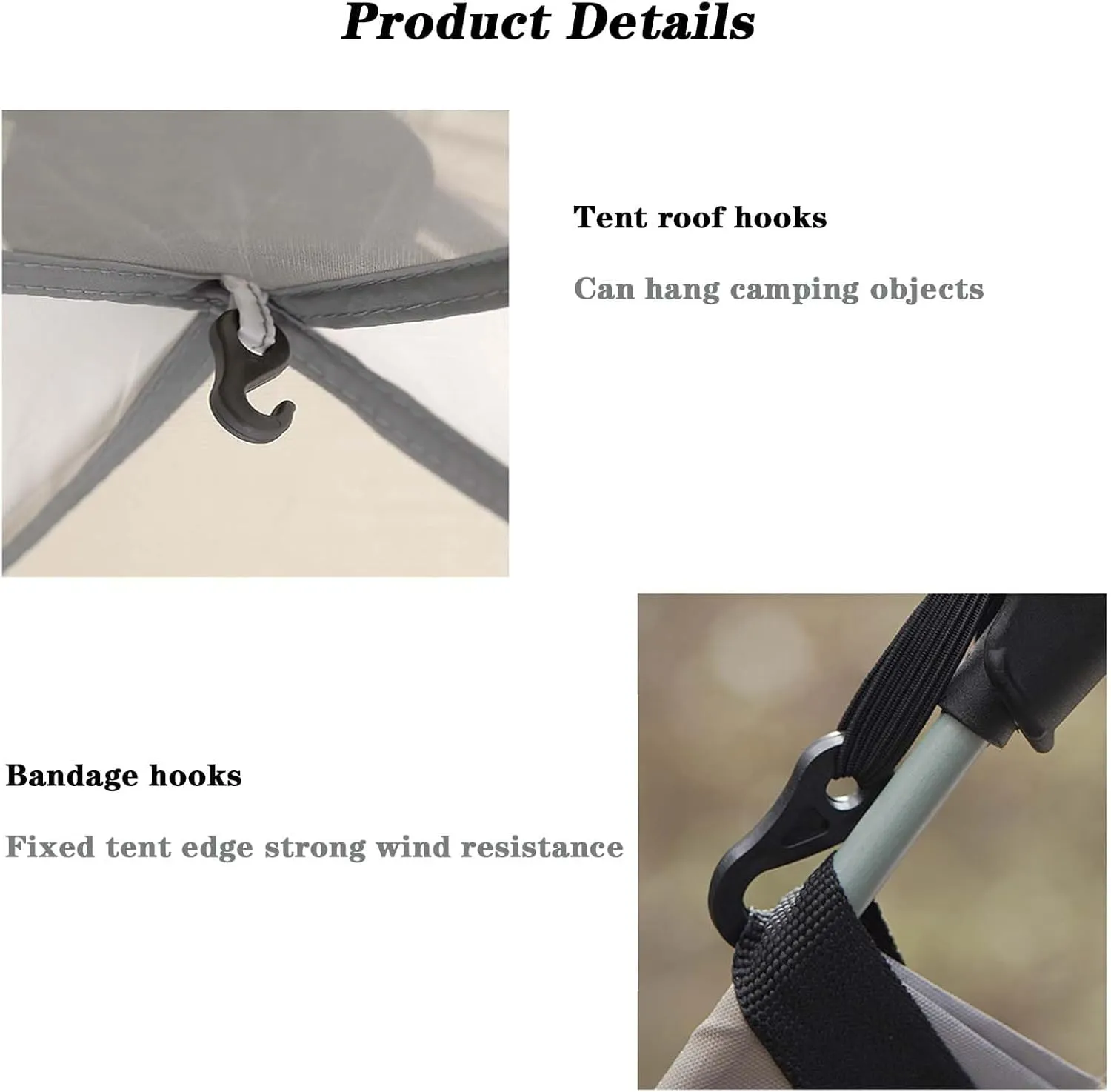BNEI Family Camping Tent, can accommodate 3~8 People, 360 Degree Ventilation, 3 Seconds Extremely Fast Installation, Sun/Rainproof, Suitable for Hiking and Camping, Blue/Grey