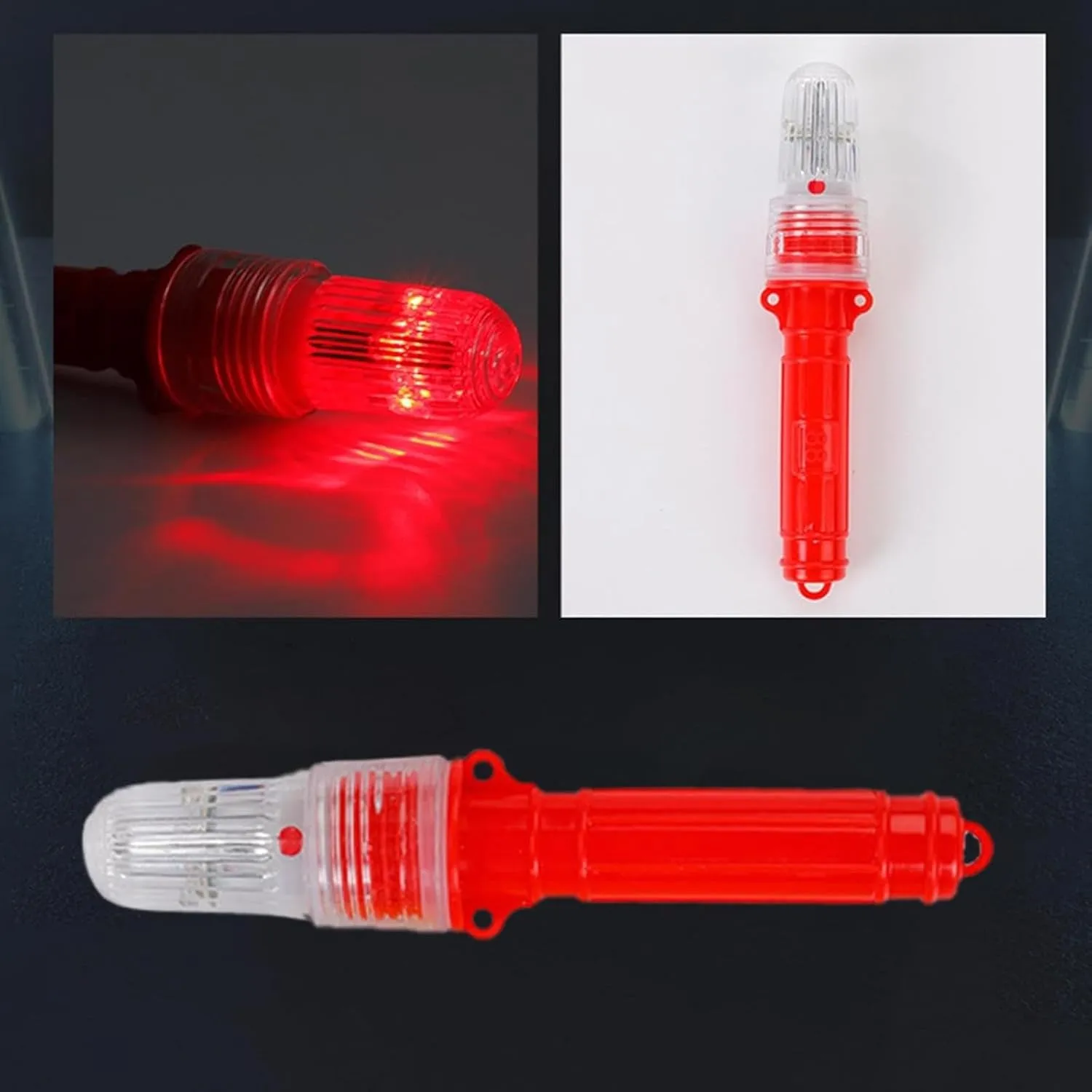 Boat Flares, Boat Flares Coast Guard Approved Marine, Waterproof Emergency Signals for Fishing Nets, Buoys, Waterproof Safety Kit (red,3Pcs)