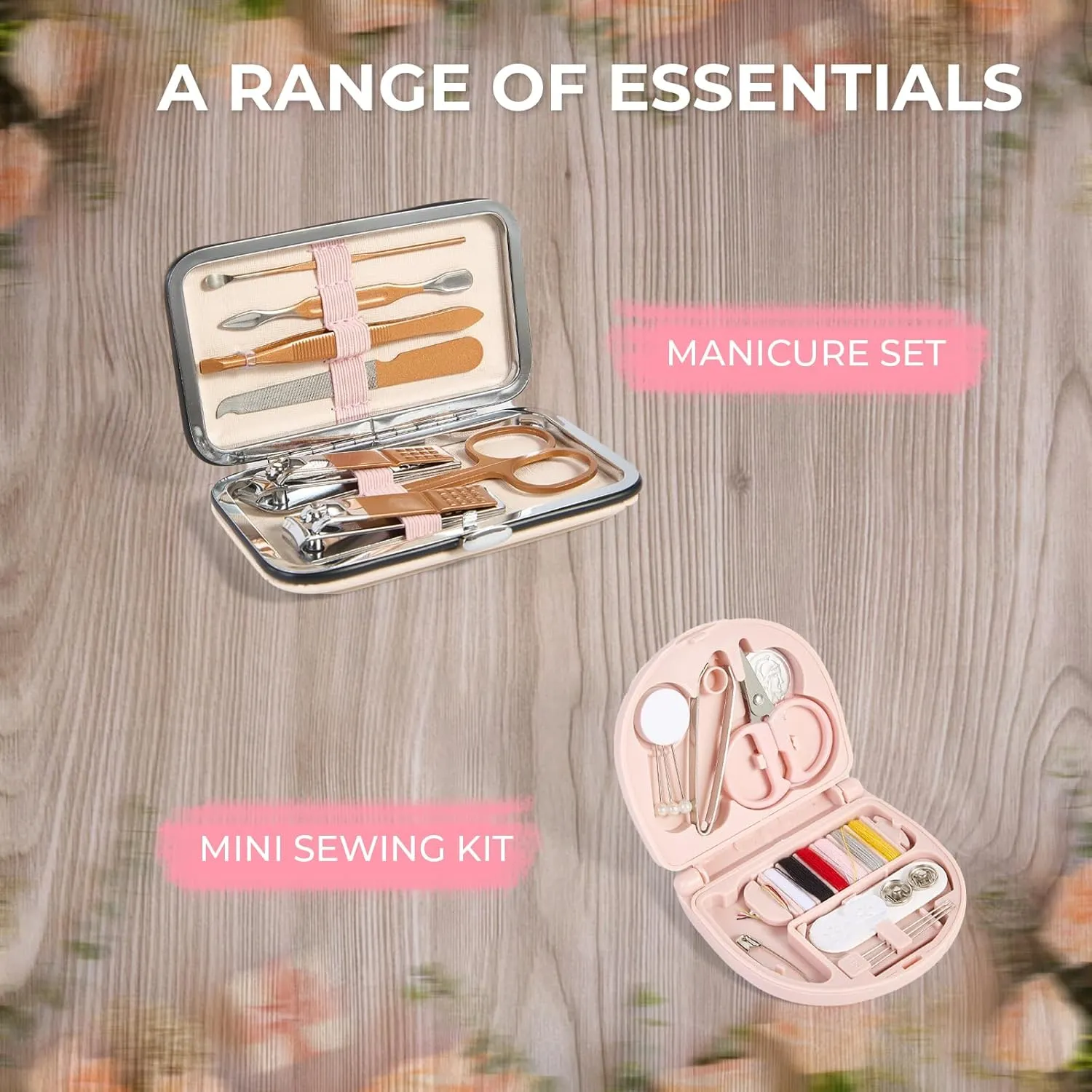 Bridal Emergency Kit for Wedding Day, Wedding Essentials Survival Set for Team Bride, Must-Have 30  Essentials Travel Kit with Makeup Bag