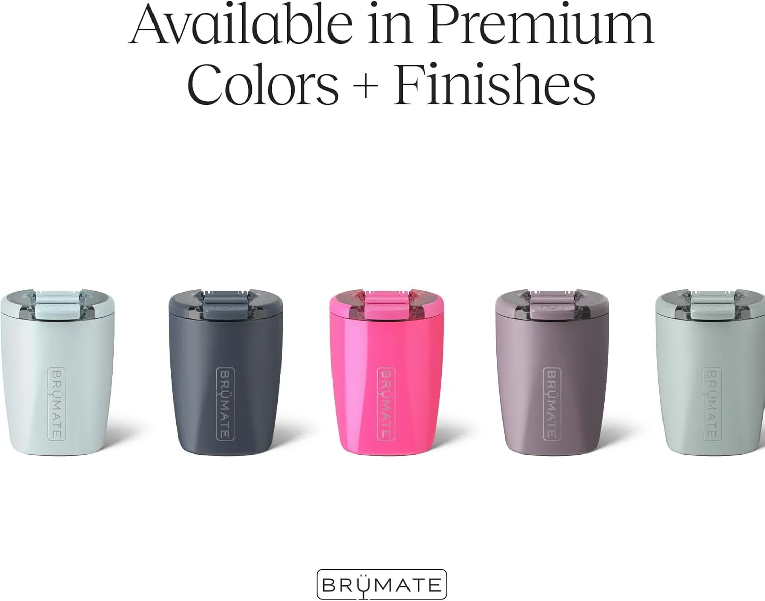 BrüMate Rocks 100% Leak-Proof 12oz Insulated Lowball Cocktail & Whiskey Tumbler - Double Wall Vacuum Stainless Steel - Camping, Travel Tumbler & Cocktail Glass (Dark Aura)