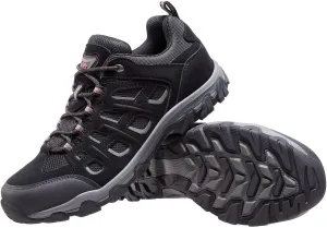 CAMEL CROWN Men's Waterproof Hiking Shoes Low Tops Leather Comfortable Lightweight Anti-Slip for Outdoor Trailing Camping Trekking Walking Work Black Size 8.5