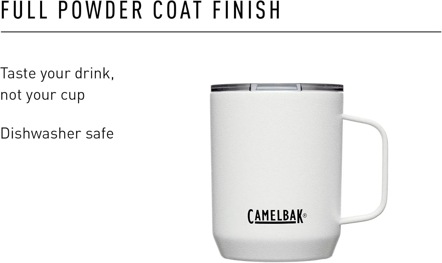 CamelBak Horizon 20oz Tumbler - Insulated Stainless Steel - Tri-Mode Lid - White