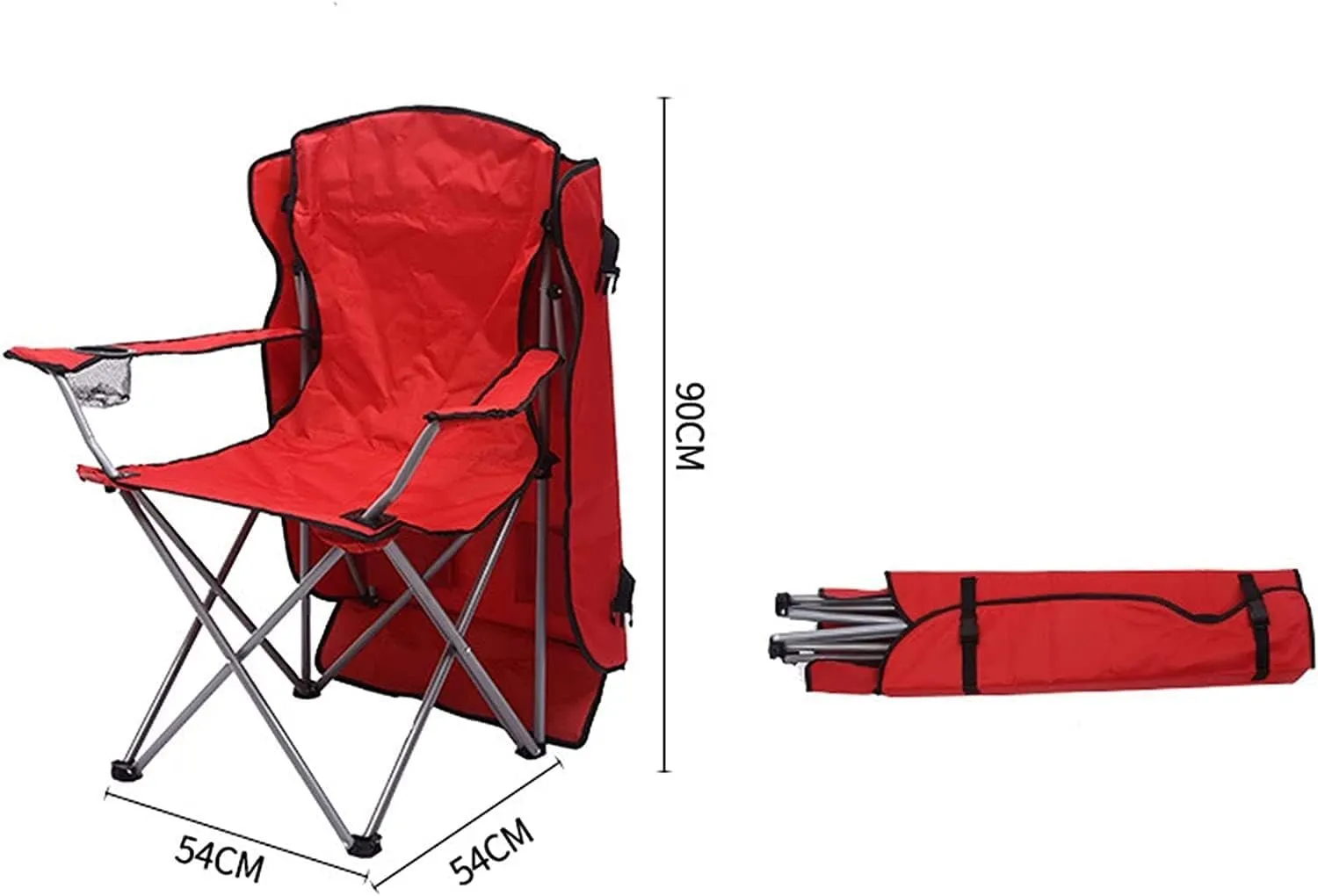 Camping Chair Fishing Chair Folding Chairs Camping Camping Chair With Shade Canopy Chair, Folding Recliner, Adjustable Outdoor Beach Lightweight Sunshade Folding Chairs Lawn Chairs Outside ( Color : R