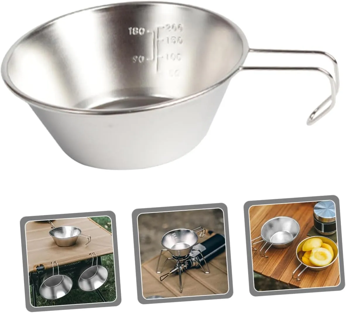 Camping Cookware Cups Outdoor Camping Foldable Bowl Portable Water Camping Accessories Camping Mug
