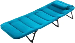 Camping Cot for Adults Aluminum Foldable Camping Bed Height Adjustable with Pillow Camp Bed with Mattress Sleeping Cots