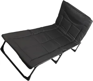 Camping Cot,Folding Cot,Adjustable Backrest Folding Camping Bed,Comfortable Support Breathable Portable Sleeping Cot,for Pool Beach Office