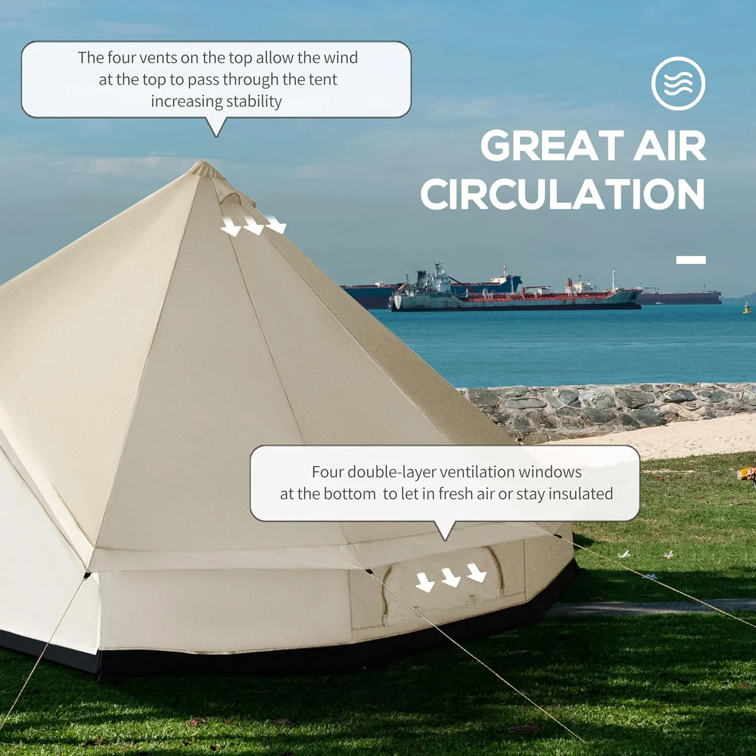 Camping Dome Tent is Suitable for 2/3/4/5 People, Waterproof, Spacious, Portable Backpack Tent, Suitable for Outdoor Camping/Hiking and Outdoor, Portable Tent