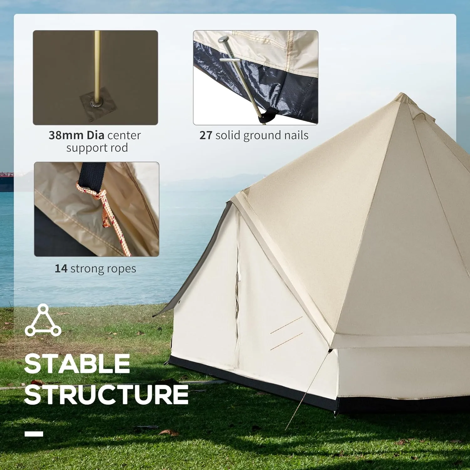 Camping Dome Tent is Suitable for 2/3/4/5 People, Waterproof, Spacious, Portable Backpack Tent, Suitable for Outdoor Camping/Hiking and Outdoor, Portable Tent