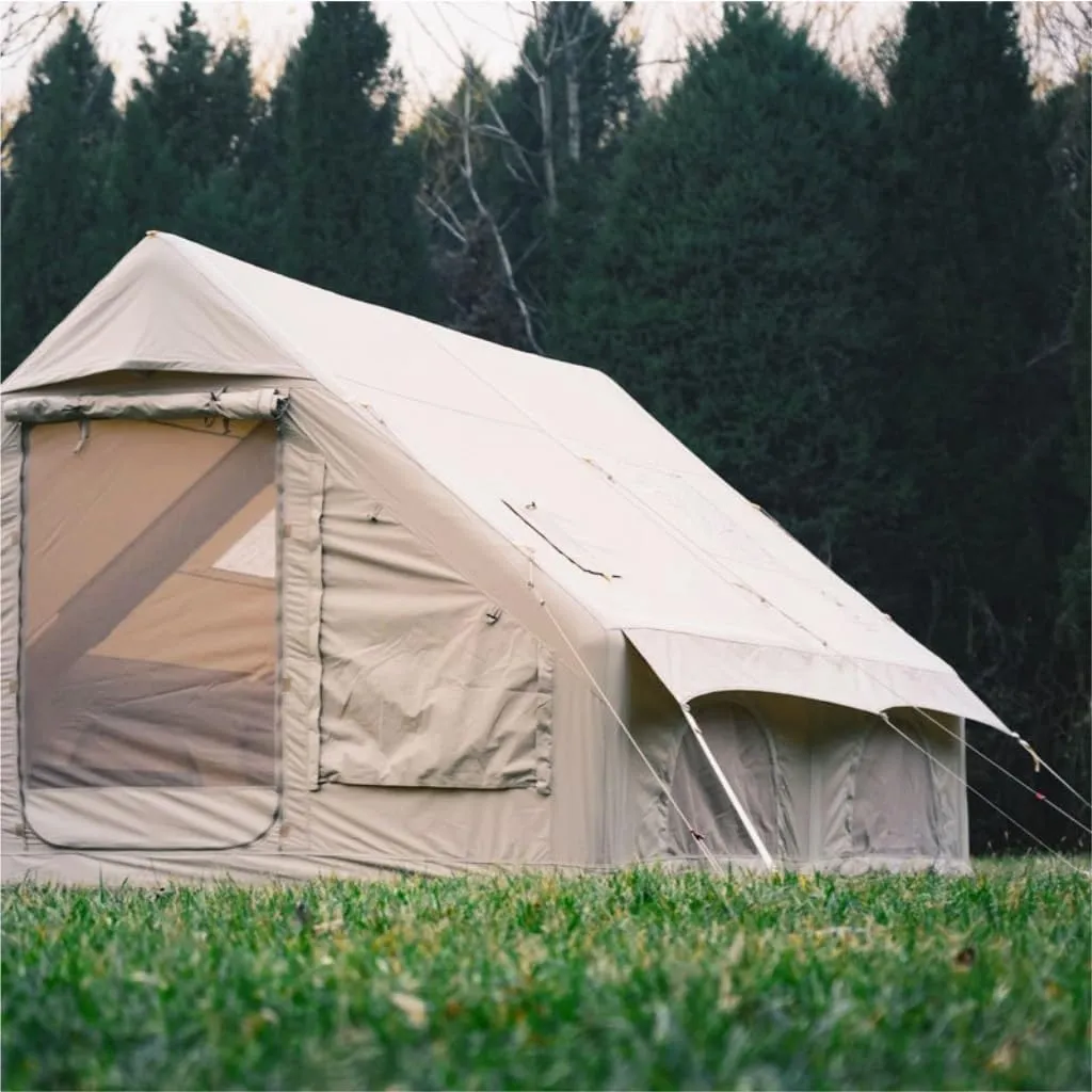 Camping Equipment Portable Inflatable Tent For Outdoor, 6.3㎡ Inflatable Tent, Travel Tent, Free Tent, Rain And Mosquito Proof Tent Multifunctional Camping Tent