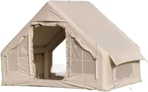 Camping Equipment Portable Inflatable Tent For Outdoor, 6.3㎡ Inflatable Tent, Travel Tent, Free Tent, Rain And Mosquito Proof Tent Multifunctional Camping Tent