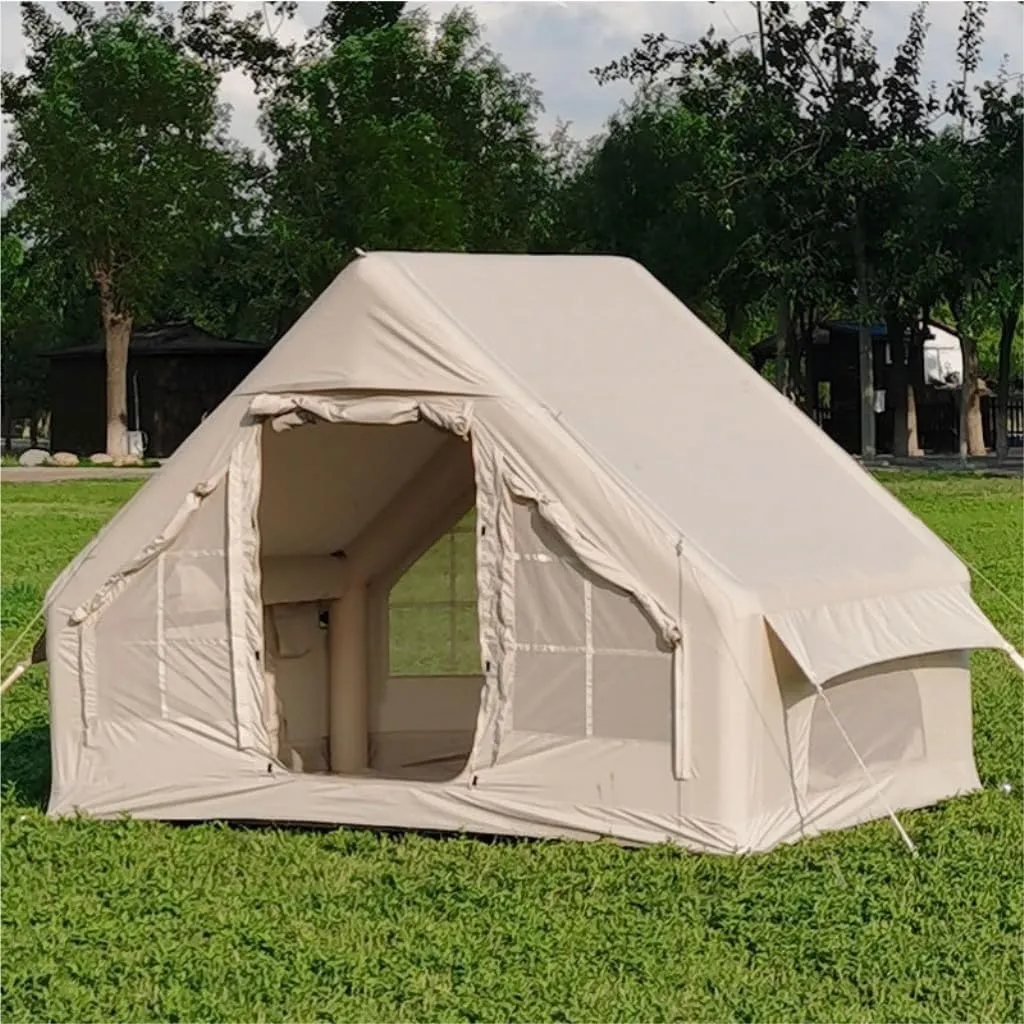 Camping Equipment Portable Inflatable Tent For Outdoor, 6.3㎡ Inflatable Tent, Travel Tent, Free Tent, Rain And Mosquito Proof Tent Multifunctional Camping Tent