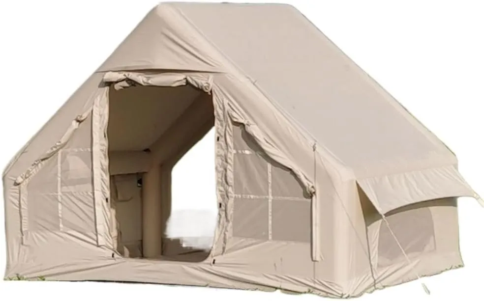 Camping Equipment Portable Inflatable Tent For Outdoor, 6.3㎡ Inflatable Tent, Travel Tent, Free Tent, Rain And Mosquito Proof Tent Multifunctional Camping Tent