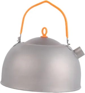 Camping Kettle Titanium Kettle for Boiling Water with Handle Tea Pot Water Kettle for Traveling Climbing Picnic Fishing