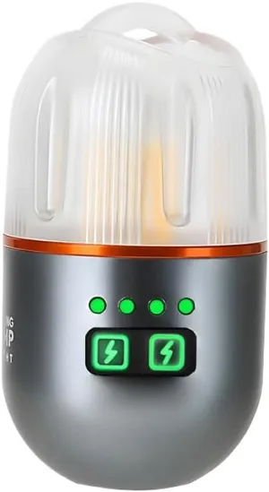 Camping Lights, Tents, Night Lights, high Brightness, Multiple Modes, USB Rechargeable Magnetic Suction, Strong Light, Long-Range, Mini Portable Small Flashlight (Gun Color)