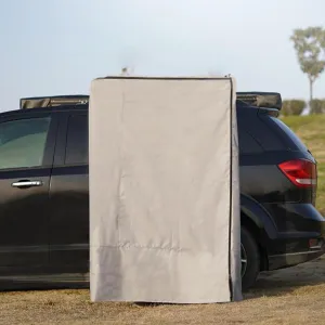 Camping Shower Tent, Portable Toilet Tents for Camping, Oxford Waterproof SUV Truck Privacy Tent, Strong Tear Resstant Camping Shelter, for Universal Car Roof Rack Bars,100x100x200cm