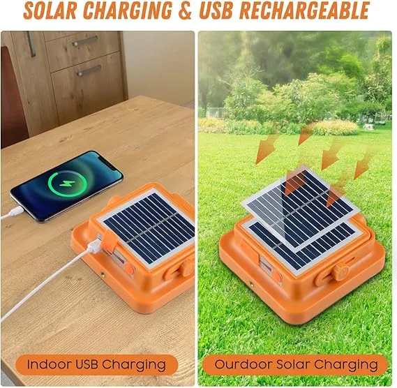 Camping Tailored Outdoor Charged Proactive And Small Emergency Be Super Long Can Hung Use, Up Suitable Solar-Powered (Random With LED Lantern And For color) Endurance, &amp; Tent