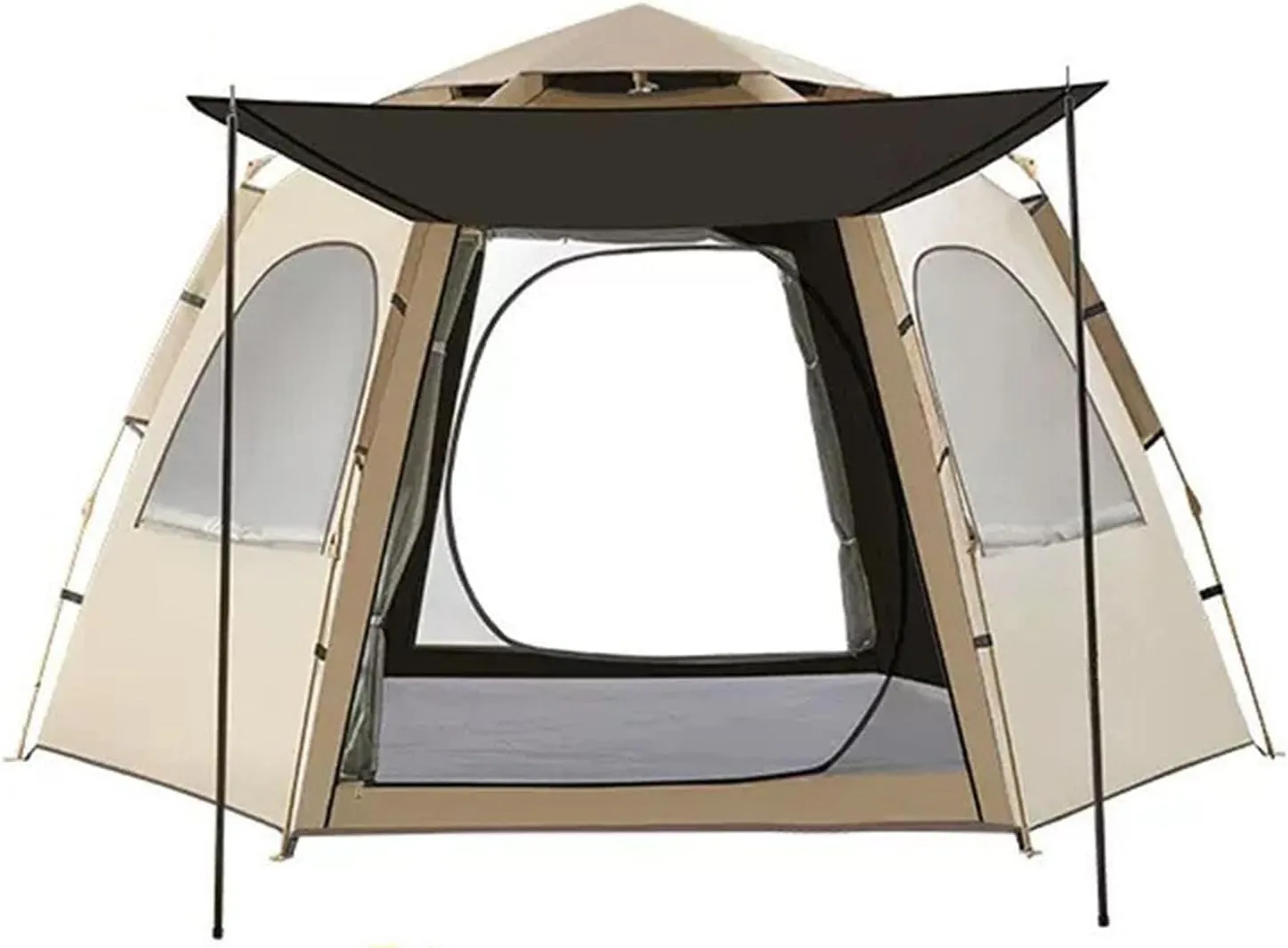 Camping Tent 3/4Person Weatherproof Tents, Dome Tent for Camping and Hiking, Double Layer Waterproof Tent, includes Rainfly