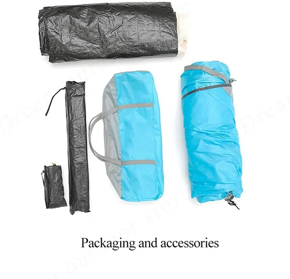 Camping Tent for Ultralight Double Layer Tunnel Tent Outdoor Hiking Climbing Large Space Beach Tents