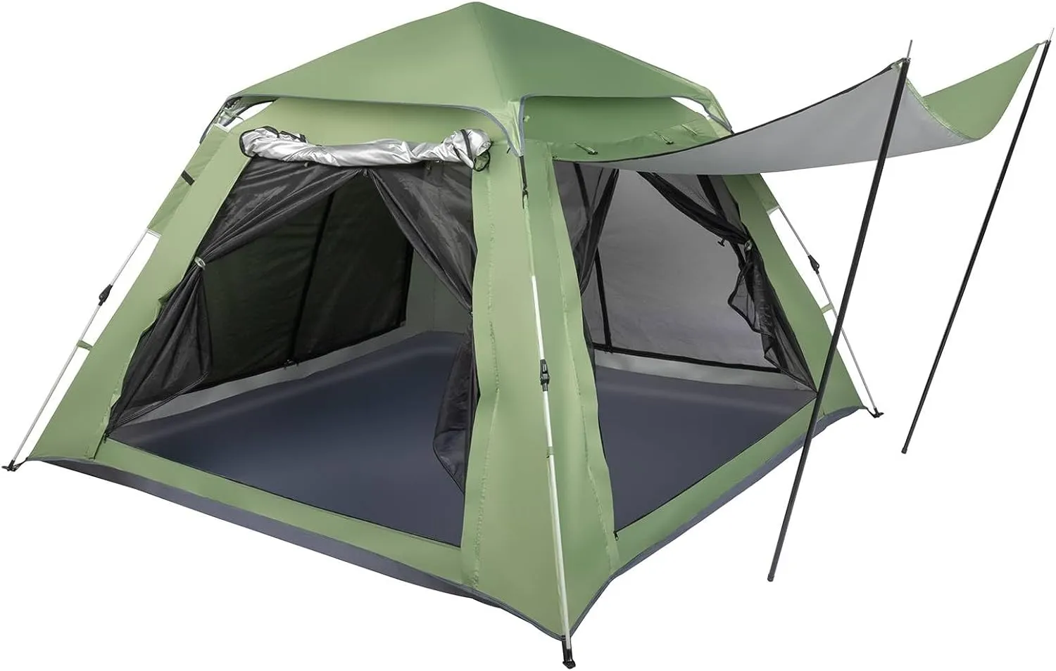 Camping Tent, Sturdy and Durable, Foldable Lightweight 4 Person Changing Tent, Waterproof Rain Shelter, Quick Setup, Portable Privacy Tents Ideal for Hiking, Travel & Outdoor Activities