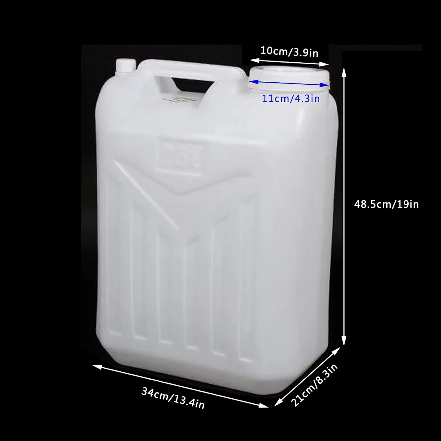 Camping Water Container,Water Container,Water Storage Cube,Portable Large Water Tank,Emergency Water Storage,for Hiking,Camping,Driking,Outdoors,Indoors(25L,白色)