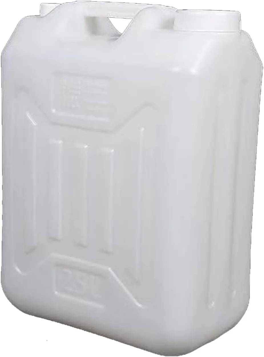 Camping Water Container,Water Container,Water Storage Cube,Portable Large Water Tank,Emergency Water Storage,for Hiking,Camping,Driking,Outdoors,Indoors(25L,白色)