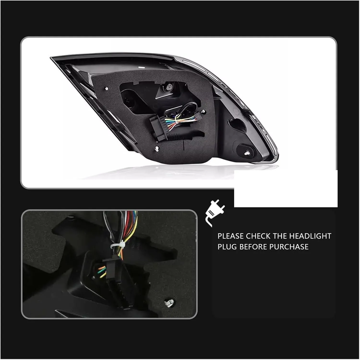 Car Accessories Tail Lamp Taillight ，Compatible With Mercedes Benz Rear Light Sequential Turn Signals(Black)