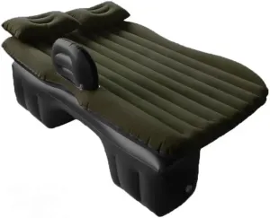 Car Air Mattress for Dodge Viper VX 2013-2017, Inflatable Back Seat Sleeping Pad with Pump & 2 Pillows, Folding Portable Camping Bed for Travel& Road Trips,Black
