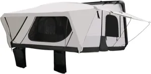Car Roof Top Tent, 3-4 Person Sunroof Rooftop Tent, Outdoor Camping Tent, Quick Opening Mobile Bedroom with Telescopic Ladder Waterproof Rainproof SUV Pop up Tent for All Season