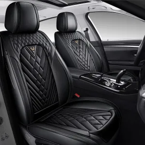 Car Seat Covers Fit for Lexus is 250 2006-2015,Waterproof Wear-Resistant Premium Leather Seat Covers Breathable Seat Protector Coverage Automotive Seats Cushions (Front,Black)